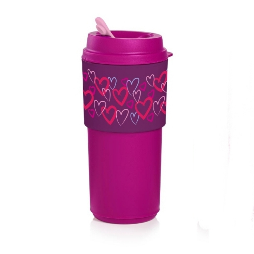 Tupperware Eco to Go Hearts Cup New